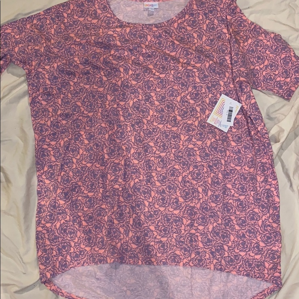 Pink and purple roses top